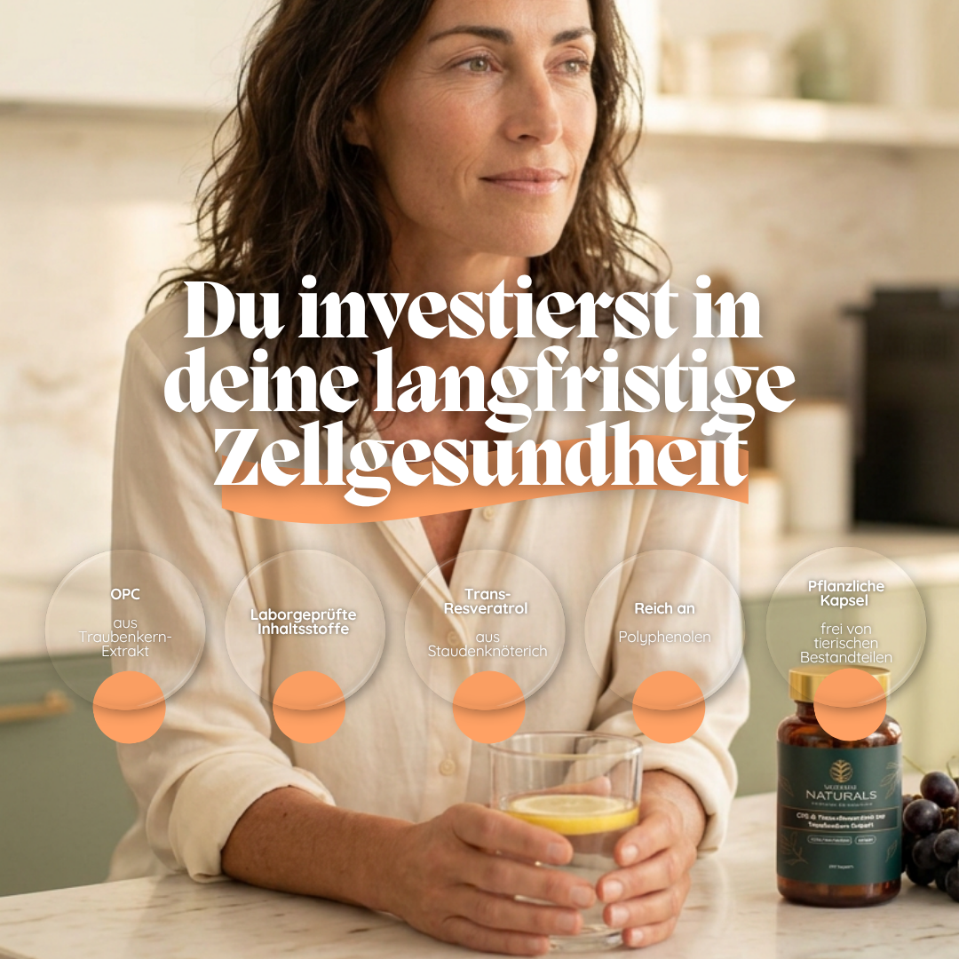 OPC & Trans-Resveratrol aus Traubenkern-Extrakt