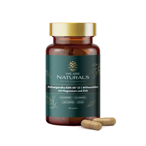 Ashwagandha KSM 66® mit Magnesium und Zink