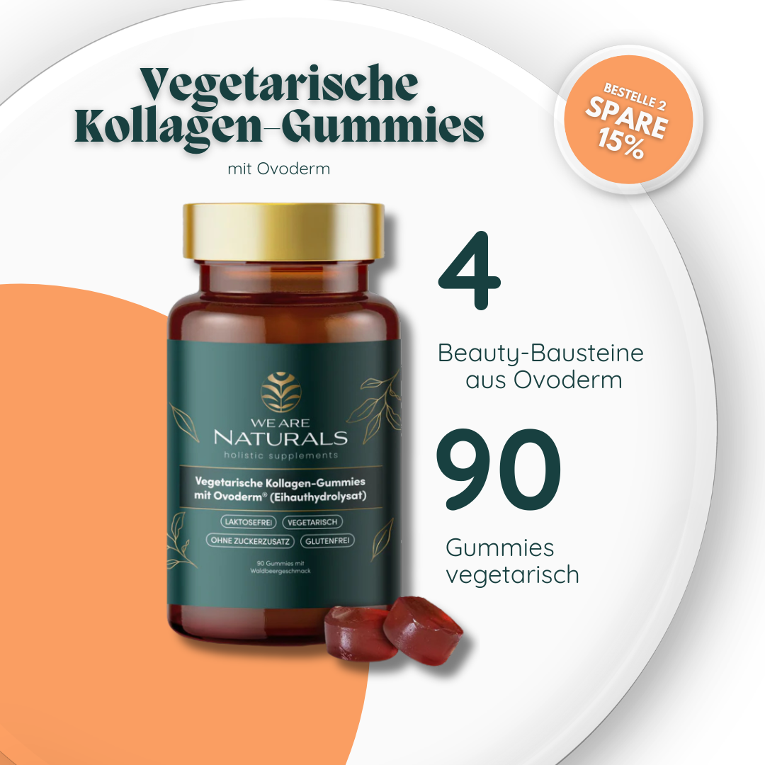 Vegetarische Kollagen-Gummies mit Ovoderm® (Eihauthydrolysat)