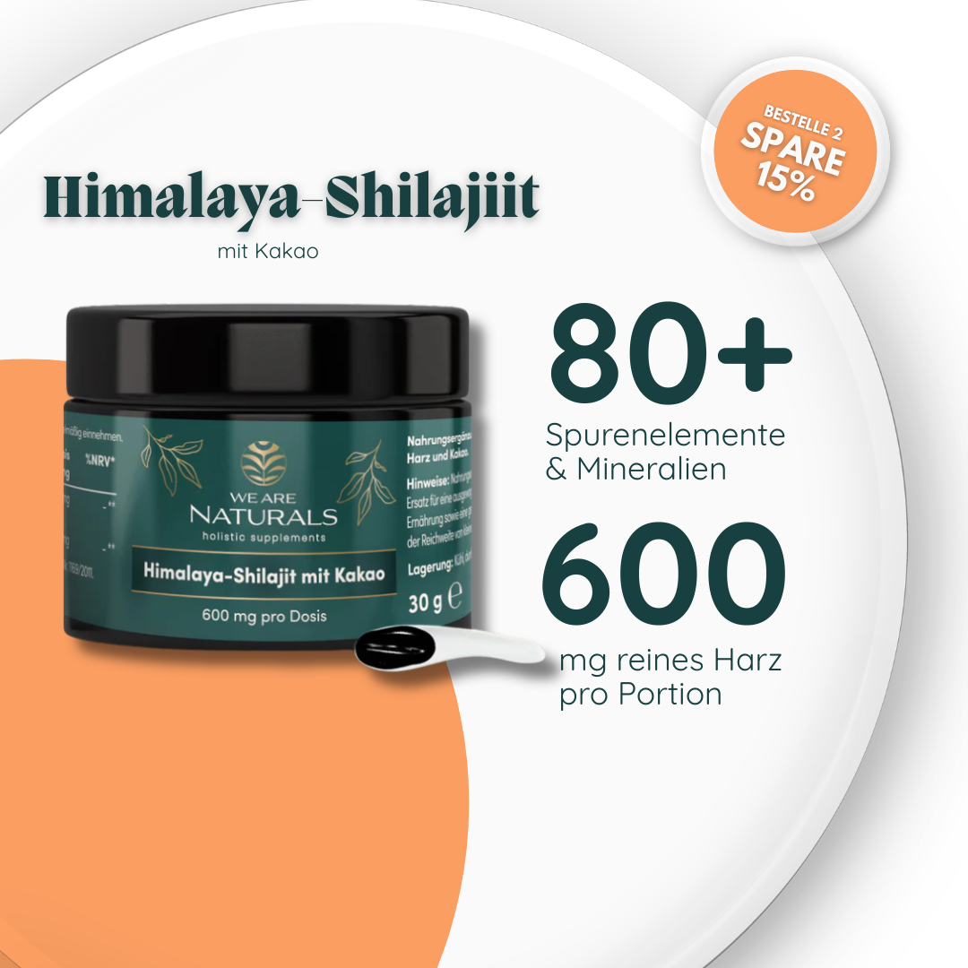 Himalaya-Shilajit mit Kakao