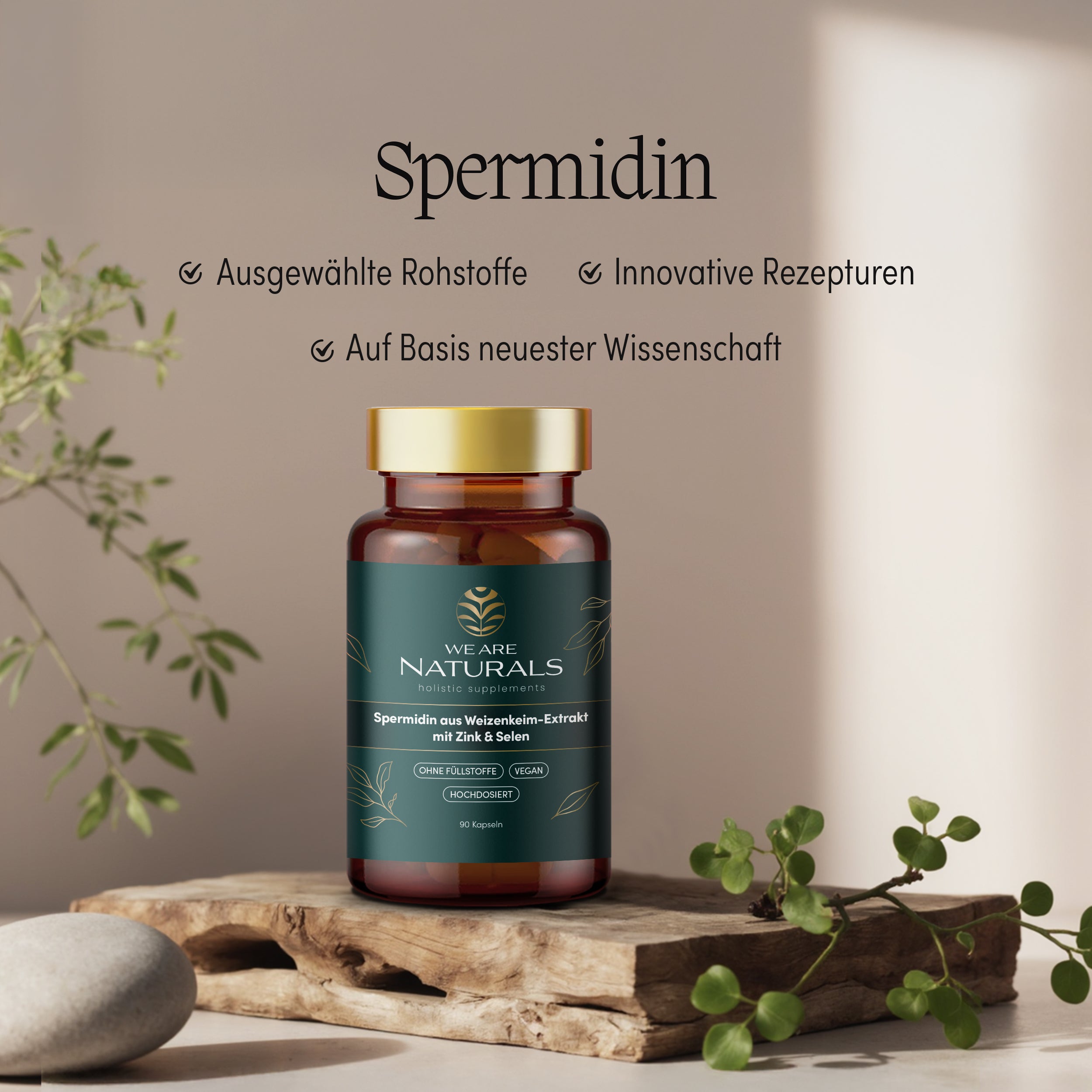 Spermidin (hochdosiert)  mit Zink und Selen